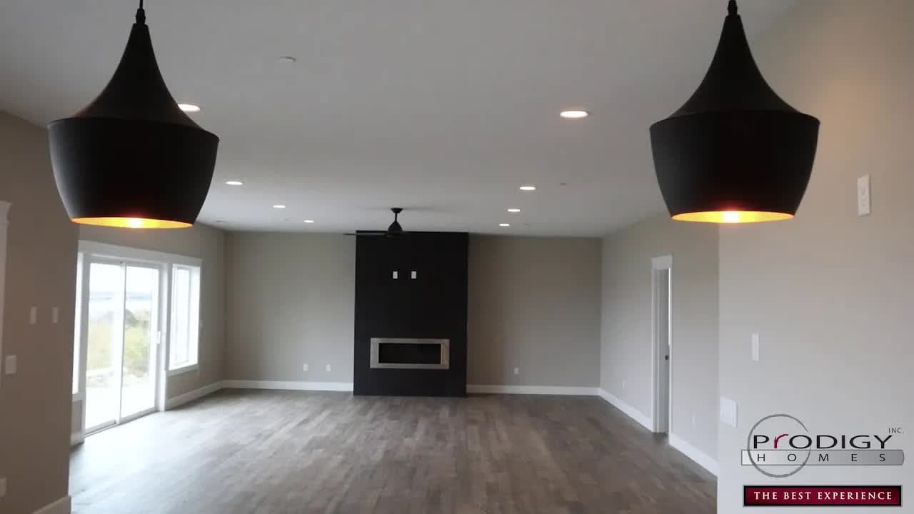 This Just Built: Modern Home With Amazing Bar!